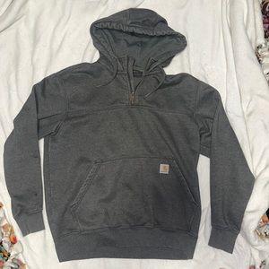 Grey winter Carhartt hoodie, worn rarely.